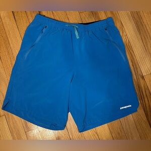 Patagonia Vibrant Blue Performance Shorts